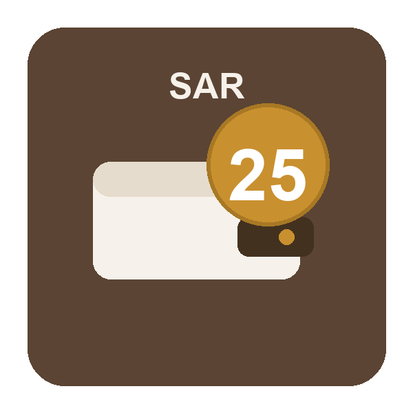 شحن محفظة 25 | Wallet Top-up 25