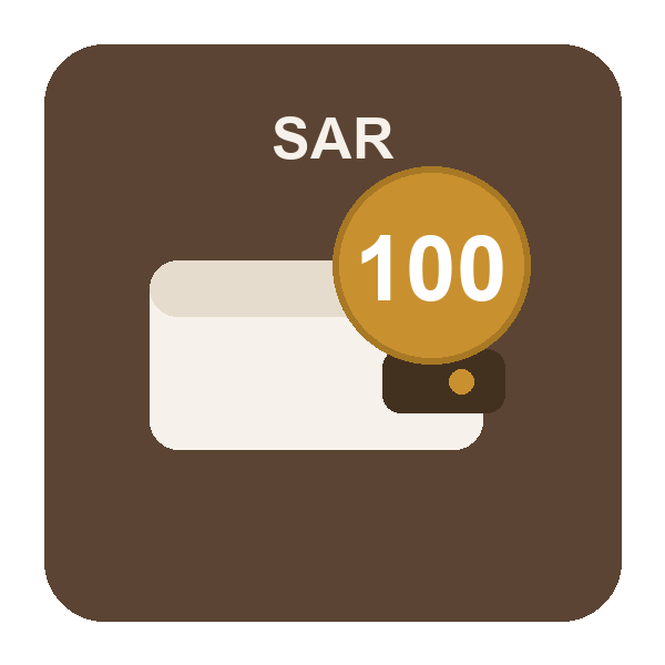 شحن محفظة 100 | Wallet Top-up 100